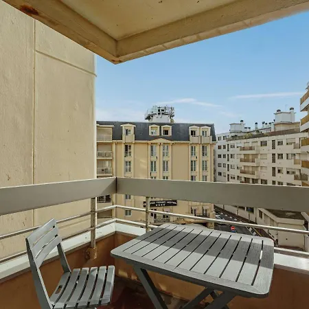 Front De Avec Piscine Et Balcon A - Fr-1-3-412 Apartamento Biarriz